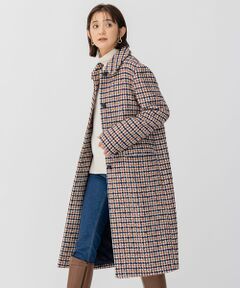 23区 / ニジュウサンク その他アウター | 【CLASSY.1月号掲載】ループヤーン チェック ツイード ロングコート