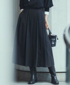 23区 / ニジュウサンク ミニ・ひざ丈スカート | 【WEB限定】マットナイロンタフタ フレアスカート