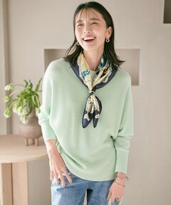 23区 / ニジュウサンク ニット・セーター | 【洗える】ウールブレンド ドルマン ニット