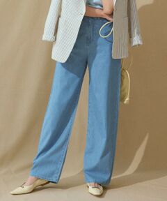23区 / ニジュウサンク デニムパンツ | 【WEB限定/洗える】23区DENIM ライトダンガリー ワイドパンツ