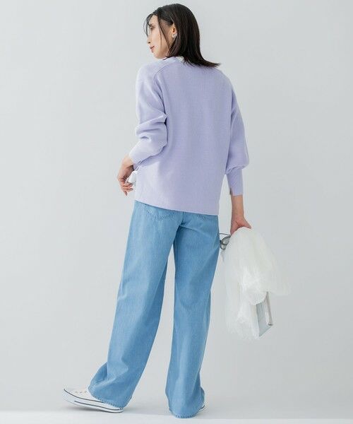 23区 / ニジュウサンク デニムパンツ | 【WEB限定/洗える】23区DENIM ライトダンガリー ワイドパンツ | 詳細6