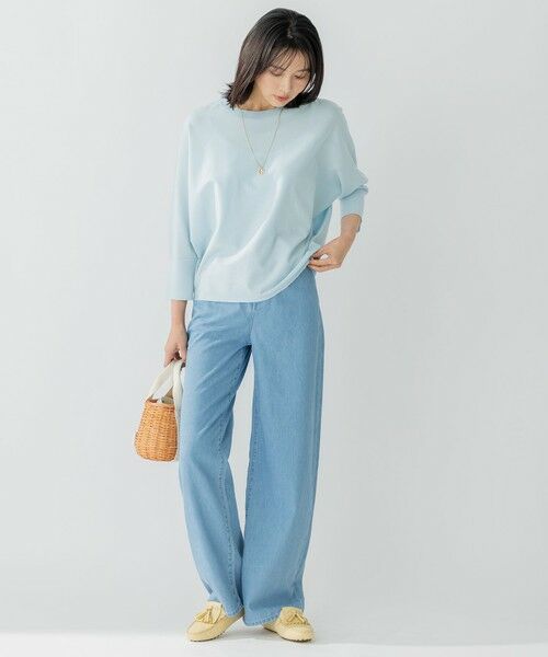 23区 / ニジュウサンク デニムパンツ | 【WEB限定/洗える】23区DENIM ライトダンガリー ワイドパンツ | 詳細7