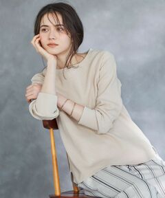 23区 / ニジュウサンク カットソー | 【SLOW/洗える】ワッフルジャージー カットソー