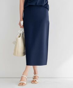 23区 / ニジュウサンク ミニ・ひざ丈スカート | 【洗える】レーヨンポリエステルストレッチ タイト ニットスカート