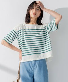 BUGIS ハーフスリーブ ボーダー Tシャツ