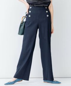 23区 / ニジュウサンク その他パンツ | 【洗える】リネンヴィスコースストレッチ マリンパンツ