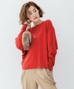 23区 / ニジュウサンク ニット・セーター | 【洗える/セットアップ対応】ヴィスコースストレッチ ドルマン ニット