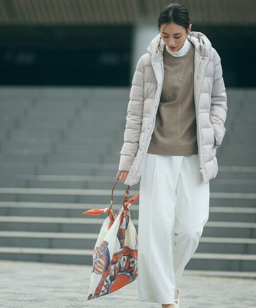 23区 / ニジュウサンク ダウンジャケット・ベスト | 【VERY掲載/新色追加】シレータフタ ミドル丈 ダウンコート | 詳細13