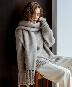 23区 / ニジュウサンク マフラー・ショール・スヌード・ストール | ベビーアルパカ マフラー