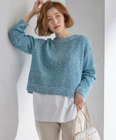 23区 / ニジュウサンク ニット・セーター | カラーミックスファンシー ニット