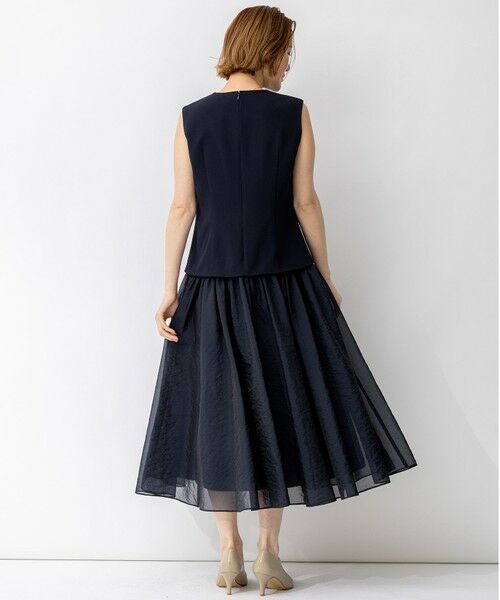23区 / ニジュウサンク ドレス | 【APPLAUDIR】クリアジョーゼットコンビ ドレス | 詳細18