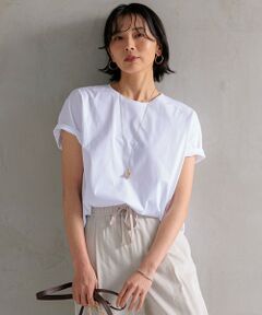 【洗える】ALBINIコーコラン シャツテール Tシャツ