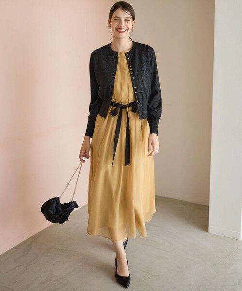 23区 / ニジュウサンク カーディガン・ボレロ | 【APPLAUDIR】コンパクト ラメカーディガン | 詳細1