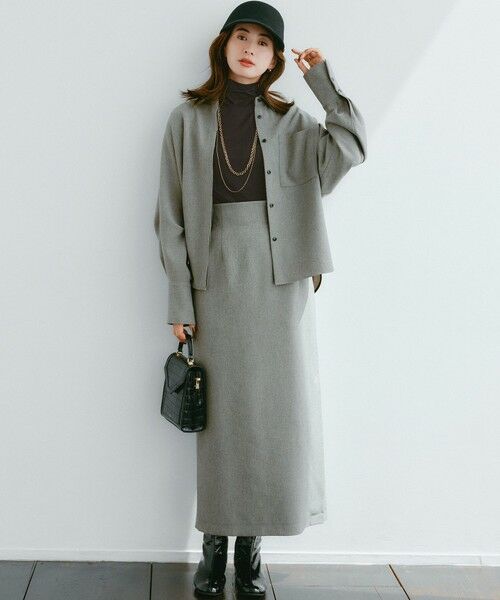 見上愛さん着用】フェルト キャップ (キャップ)|23区 見上愛さん着用】フェルト キャップ (キャップ)|23区