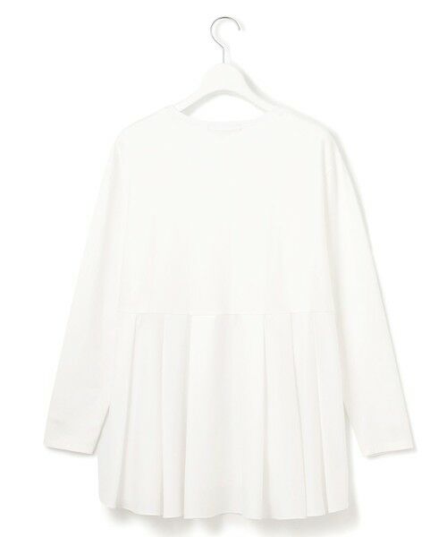 23区 / ニジュウサンク カットソー | 【ご好評につき新色追加】ナチュラルコットンベアコンビ ペプラム カットソー | 詳細26