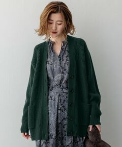 【洗える】カシミヤブレンド ニット カーディガン