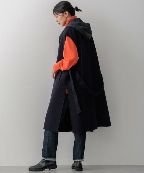 23区 / ニジュウサンク マフラー・ショール・スヌード・ストール | 【洗える】カシミヤブレンド フーディ ストール | 詳細6