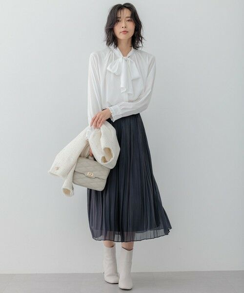 23区 / ニジュウサンク シャツ・ブラウス | 【洗える】ドットドビーデシン ブラウス | 詳細8