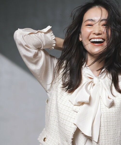 23区 / ニジュウサンク シャツ・ブラウス | 【洗える】ドットドビーデシン ブラウス | 詳細10