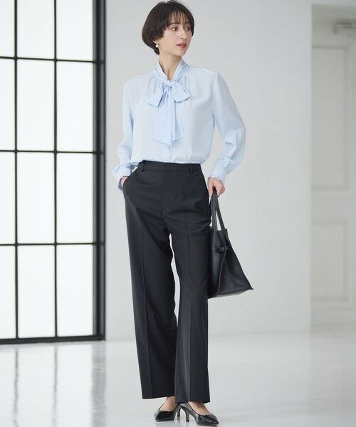 23区 / ニジュウサンク シャツ・ブラウス | 【洗える】ドットドビーデシン ブラウス | 詳細16