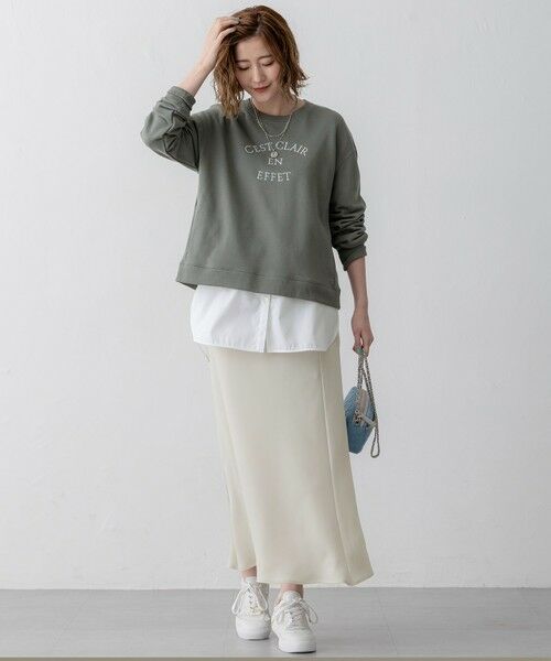 23区 / ニジュウサンク カットソー | 【GLOW10月号掲載/洗える】ナチュラルコットンベアコンビ カットソー | 詳細22