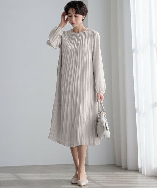 23区 / ニジュウサンク ロング・マキシ丈ワンピース | 【洗える】クリスタルアムンゼン プリーツワンピース | 詳細19
