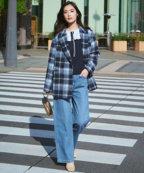 23区 / ニジュウサンク カットソー | 【一部店舗限定/洗える】クリアコットンテリー セットアップ ロゴ スウェット | 詳細17