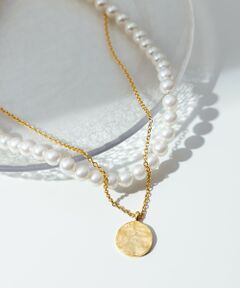 23区 / ニジュウサンク ネックレス・ペンダント・チョーカー | 2WAY パール コイン ネックレス