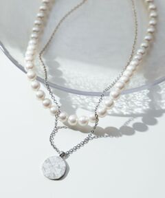 23区 / ニジュウサンク ネックレス・ペンダント・チョーカー | 2WAY パール コイン ネックレス