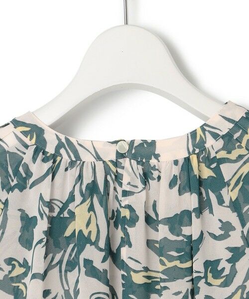 23区 / ニジュウサンク シャツ・ブラウス | 【洗える】ニュアンスフラワー プリント ブラウス | 詳細8