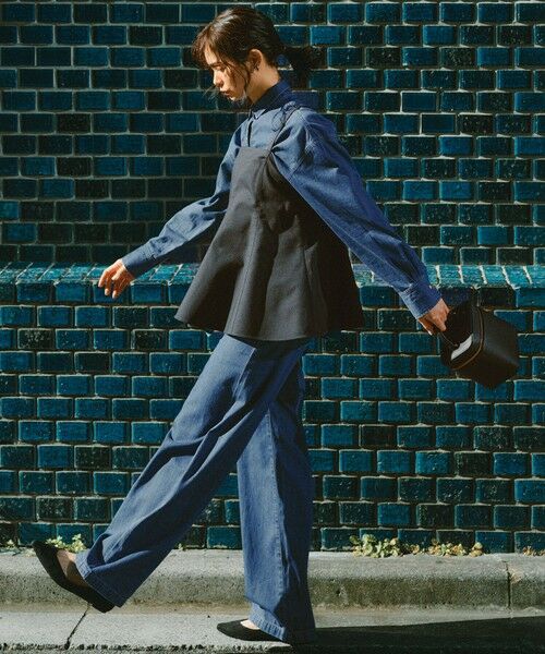 23区 / ニジュウサンク シャツ・ブラウス | 【洗える】ライトダンガリー 2WAY シャツ | 詳細3