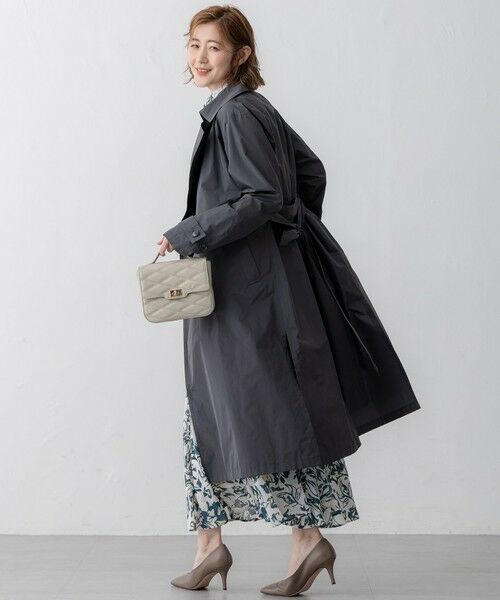 23区 / ニジュウサンク その他アウター | 【VERY3月号掲載/撥水加工/洗える】LIMONTA ハイカウントメモリータフタ コート | 詳細3