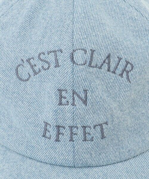 23区 / ニジュウサンク キャップ | 【Oggi3月号掲載】デニム ロゴ キャップ | 詳細4