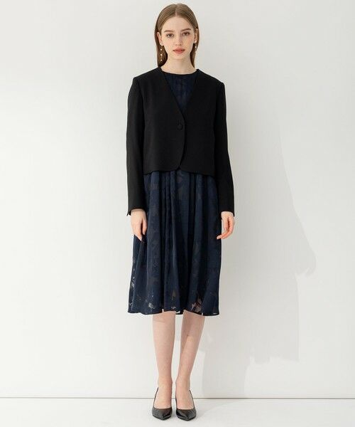 23区 / ニジュウサンク ノーカラージャケット | 【APPLAUDIR】クリアジョーゼット 3WAYコンパクトジャケット | 詳細21