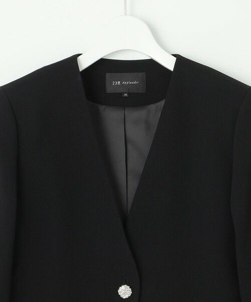 23区 / ニジュウサンク ノーカラージャケット | 【APPLAUDIR】クリアジョーゼット 3WAYコンパクトジャケット | 詳細26