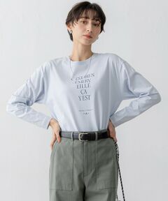 23区 / ニジュウサンク カットソー | 【洗える】レタープリント ロンTEE