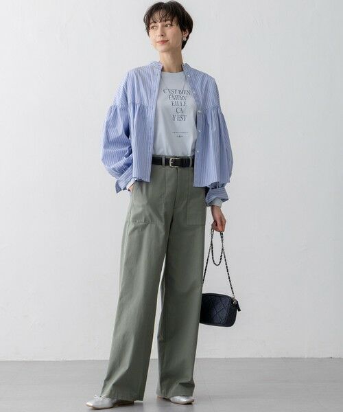 23区 / ニジュウサンク カットソー | 【洗える】レタープリント ロンTEE | 詳細10