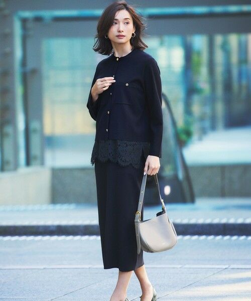 23区 / ニジュウサンク タンクトップ | 【洗える】レースコンビストレッチ マットサテン インナー タンクトップ | 詳細13