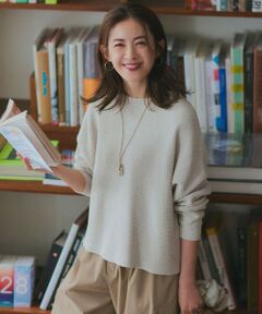 23区 / ニジュウサンク ニット・セーター | 【Oggi3月号掲載/洗える】コットンギマ クロップド ドルマン ニット