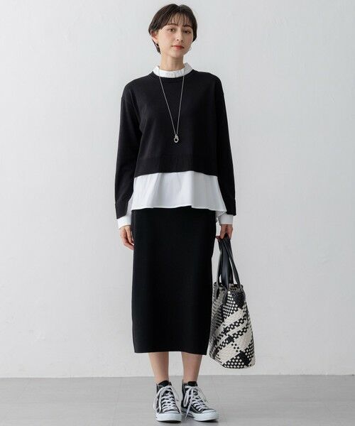 23区 / ニジュウサンク ニット・セーター | 【洗える】シャツ コンビネーション ニット | 詳細12