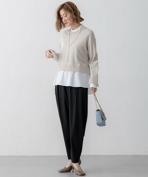 23区 / ニジュウサンク ニット・セーター | 【洗える】シャツ コンビネーション ニット | 詳細15