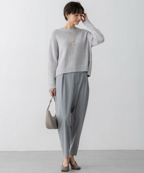 23区 / ニジュウサンク ニット・セーター | 【洗える】コットンルレックスリリー カラーニット | 詳細15
