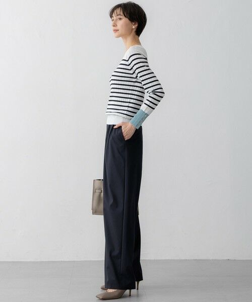 23区 / ニジュウサンク ニット・セーター | 【洗える】シルキーレーヨンワイドリブ ニット | 詳細8