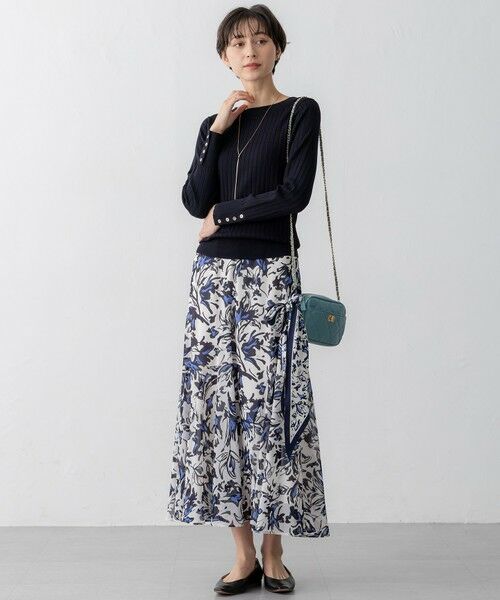 23区 / ニジュウサンク ニット・セーター | 【洗える】シルキーレーヨンワイドリブ ニット | 詳細17