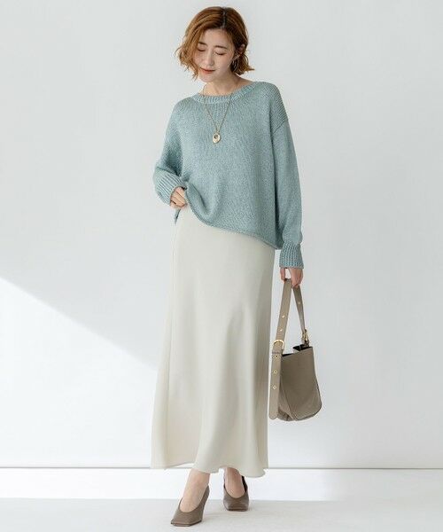 23区 / ニジュウサンク ニット・セーター | 【洗える】ブライトリリーヤーン クルーネック ニット | 詳細16