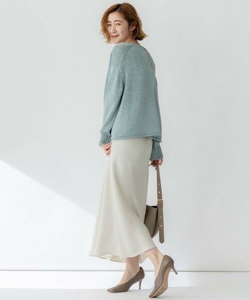 23区 / ニジュウサンク ニット・セーター | 【洗える】ブライトリリーヤーン クルーネック ニット | 詳細17