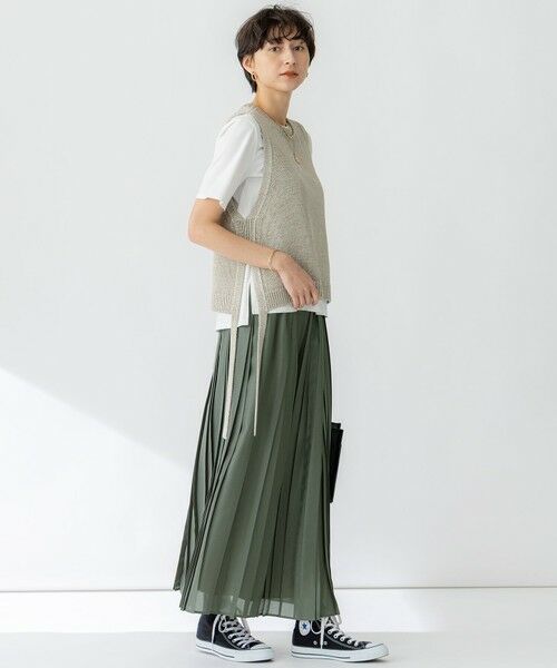 23区 / ニジュウサンク ベスト | 【洗える】ブライトリリーヤーン ニット ベスト | 詳細1