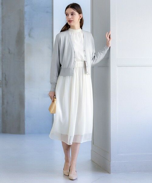 23区 / ニジュウサンク ドレス | 【APPLAUDIR】クレープシフォン ドレス | 詳細4