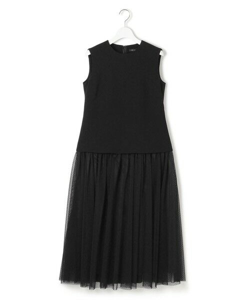 23区 / ニジュウサンク ドレス | 【APPLAUDIR】クリアジョーゼット ドットチュールコンビ ドレス | 詳細4