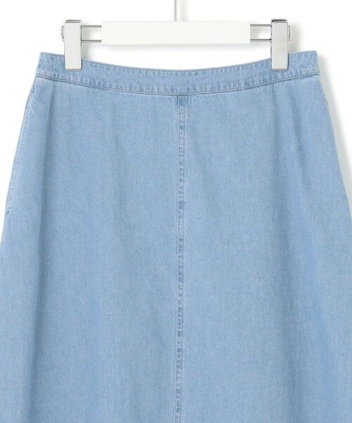 23区 / ニジュウサンク ミニ・ひざ丈スカート | 【洗える】ライトダンガリー フレア スカート | 詳細9